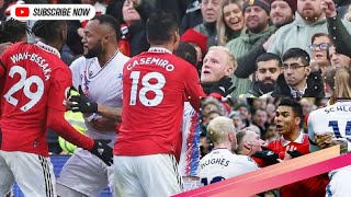 Duel Panas Casemiro kartu merah MU kalahkan Crystal Palace 2-1