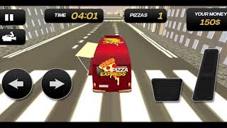 Van Pizza Bike Delivery - Android Gameplay HD