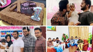 മറിയം ബേബി ഡേ ആദ്യ ജന്മദിന ഓർമ്മകൾ./Pathus recipe /1st birthday memories / birthday celebration