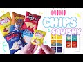 DIY 5 Miniature Chips Squishy [FREE TEMPLATE]