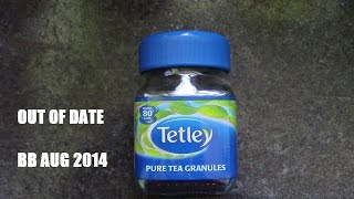 Chaz Reacts Tetley Freeze Dried Tea out of date 2014