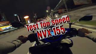 Yamaha NVX 155 Top Speed (STANDARD)