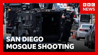 Two suspects found dead, three men killed in San Diego mosque shooting | BBC News