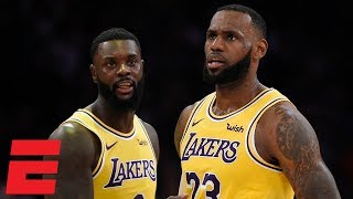 LeBron James records a triple-double in first home win with Lakers | NBA Highlights