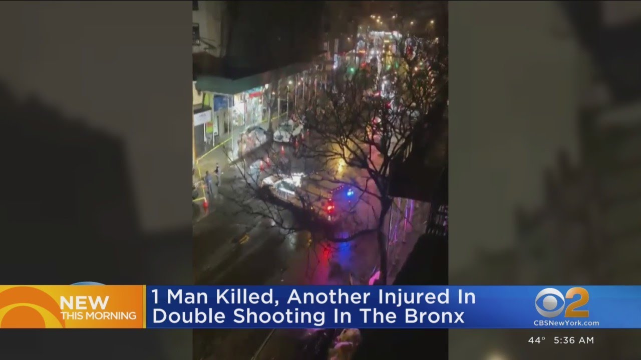 1 Dead, 1 Injured After Bronx Shooting - YouTube