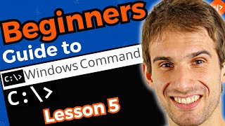 Windows command line prompt . Lesson 5 The PATH variable