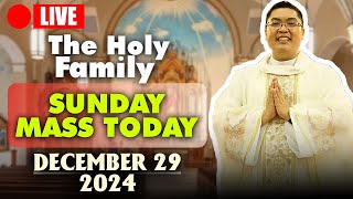 FILIPINO SUNDAY MASS LIVE TODAY - DECEMBER 29, 2024 || The Holy Family - REV FR DOUGLAS BADONG