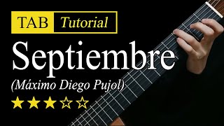 Septiembre (Pujol) - Guitar Lesson + TAB