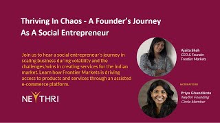 10.7.20 - Highlight 1 - Thriving In Chaos - A Founder’s Journey As A Social Entrepreneur