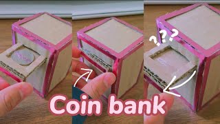 How to make magic coin bank in 3 minutes / piggy bank / easy