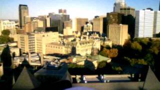 Rutherford Park, McGill University, Montreal, Quebec. R/C glider with an on-board camera.