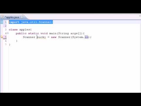 Java Programming Tutorial - 6 - Getting User Input Java Programming Tutorial - 6 - Getting User Input