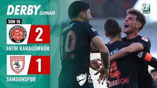 Fatih Karagümrük 2-1 Samsunspor MAÇ ÖZETİ (Ziraat Türkiye Kupası Son 16Turu) / 06.02.2024