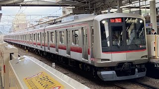 【東横線Qシート車運用開始！】東急5050系4000番台4112F(4･5号車Qシート)〔急行 元町・中華街行き／菊名駅到着・発車〕