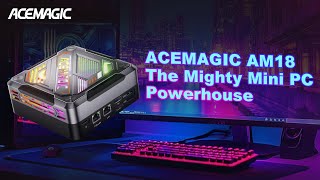 😍🎮ACEMAGIC AM18 Mini PC: Sleek Design Meets Ultimate Gaming Power!