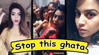 Isme Tera Ghata Mera Kuch Nahi Jata | 4 VIRAL MUSICALLY GIRLS MUST BE STOPPED | AK's Critics
