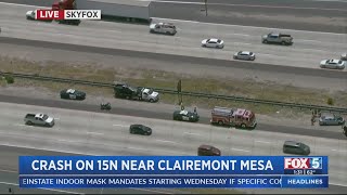 Crash On I-15 N Causing Traffic Issues