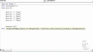 Visual Basic For Application - Excel Lesson 2