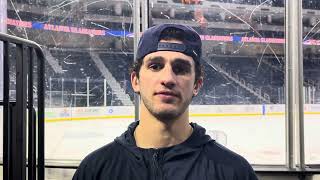 January 12, 2025:  Post-game with Anthony Firriolo of the Atlanta Gladiators