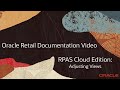 Retail Documentation–RPAS Cloud Edition: Adjustable Views