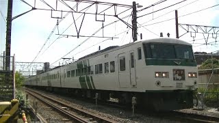 JR185系A6編成（リバイバル塗装） 特急「踊り子」東京行き 生麦付近通過