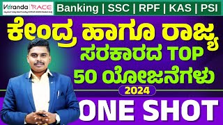 Major Government Schemes | RECAP 2024 | For 2025 Exams |  Scheme Current Affairs 2024 | MK Sir