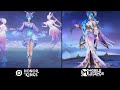 Aurora vs Diaochan : Ice Queen Theme | Mobile Legends vs Honor of Kings