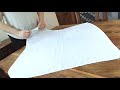 Muslin/terry folding: bat and Pickman tutorial