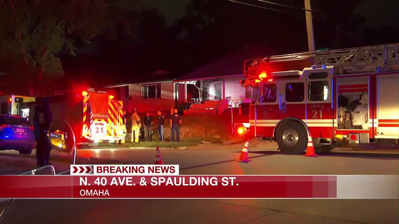 Crews Investigate North Omaha House Fire - YouTube