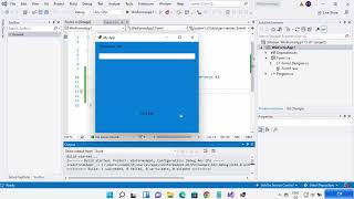 Create Your First C# Windows Forms Application using Visual Studio