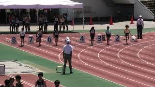 第７５回江戸川区春季陸上競技大会　小学生女子１００ｍ　英