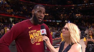 LeBron James Postgame Interview - Game 3 | Celtics vs Cavaliers | 2018 NBA East Finals
