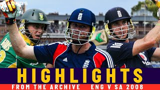 Gibbs and Flintoff Star in Rain-Shortened Match! | Classic ODI | England v South Africa 2008