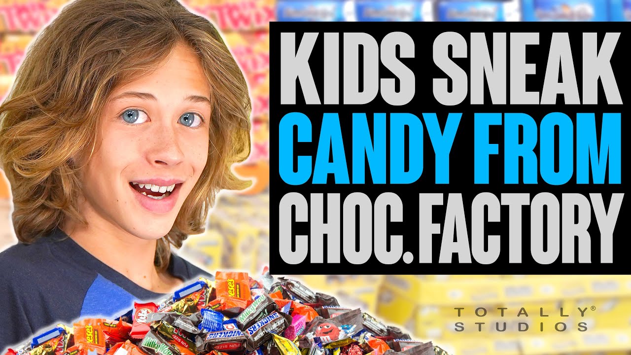 Kids SNEAK CANDY on a Plane from a Chocolate Factory. Do they get in TROUBLE for it?