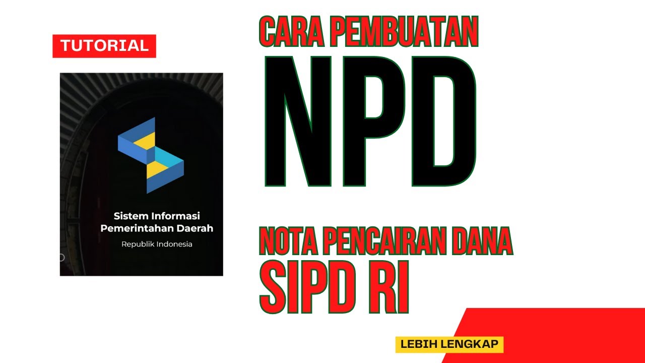 Sipd Ri 2024 Cara Membuat Npd Up Gu Youtube