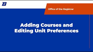 Adding Courses and Editing Preferences in Degree Tracker