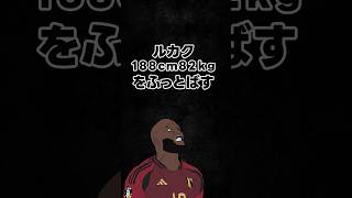 【EURO2024】ルカクさん188cm82kgをふっとばすｗｗパワーーー！！#ルカク #ベルギー代表 #サッカー