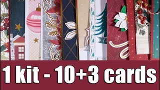 1 kit - 10+3 cards | Spellbinders November card kit