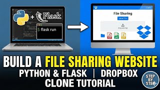 Build a File Sharing Website with Python & Flask | Dropbox Clone Tutorial (Step by Step)