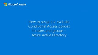 How to include or exclude users from Conditional Access policies - Entra ID