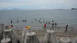 アキーラさん訪問！東ティモール・ディリ・港近くにあるビーチ！The beach near the port of Dili in East Timor