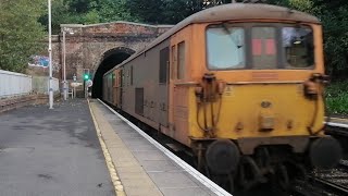 73213 and 73107 absolutely SCREAM through St Leonards Warrior Square with MEGA tones!