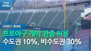 주말 프로야구 개막...수도권 10%-비수도권 30% 관중 허용 / YTN 사이언스