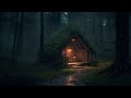 Rain Sounds For Sleeping | 99% Instantly Fall Asleep With rain in the shelter for relaxing