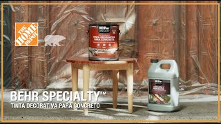 Behr Specialty ™ Tinta decorativa para concreto | Pinturas Behr