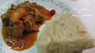 Stew Chicken, step by step Recipe Video II Real Nice Guyana.