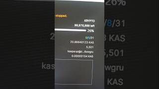 I created my own KRC-20 Token ticker KRYPTO short for Kryptonite