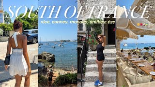 south of france vlog 🍊 nice, cannes, monaco, eze \u0026 antibes