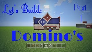 Minecraft Let's Build: Domino's Part 1