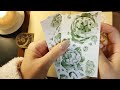 【asmr】コラージュ　手帳を飾る 콜라주 스크랩북　collage art journal scrapbooking junk journal紙もの コラージュノート